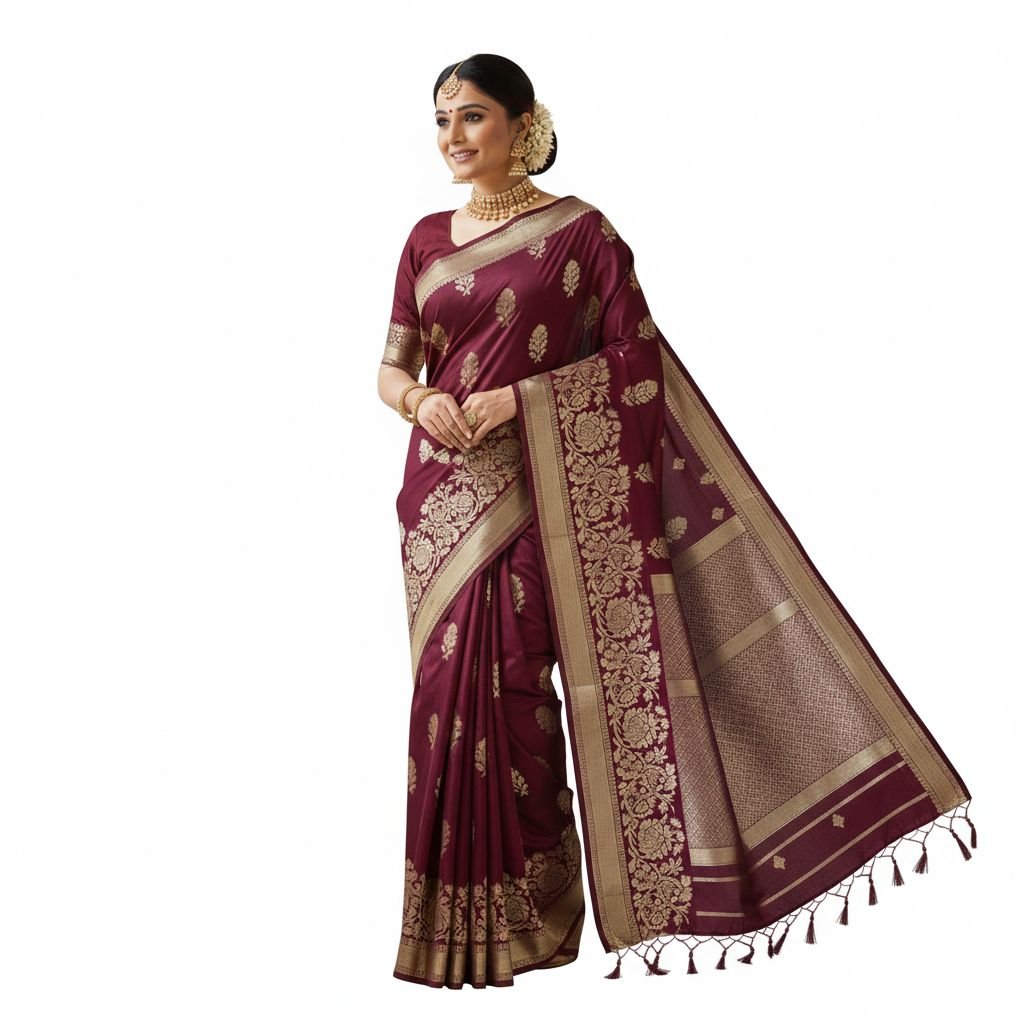 Lightweight Office Wear Cotton Saree